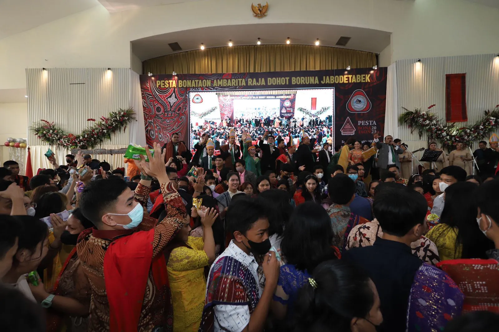 Lebih dari 1.700 anggota atau keluarga Raja Ambarita dohot Boruna berkumpul di Gedung Sopo Marpingkir HKBP, Jakarta Timur, Minggu (12/3)