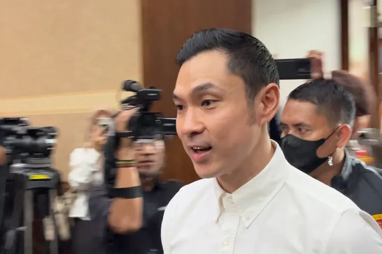 Suami aktris Sandra Dewi, Harvey Moeis tiba Pengadilan Tindak Pidana Korupsi (Tipikor) pada Pengadilan Negeri (PN) Jakarta Pusat, Rabu (14/8/2024)