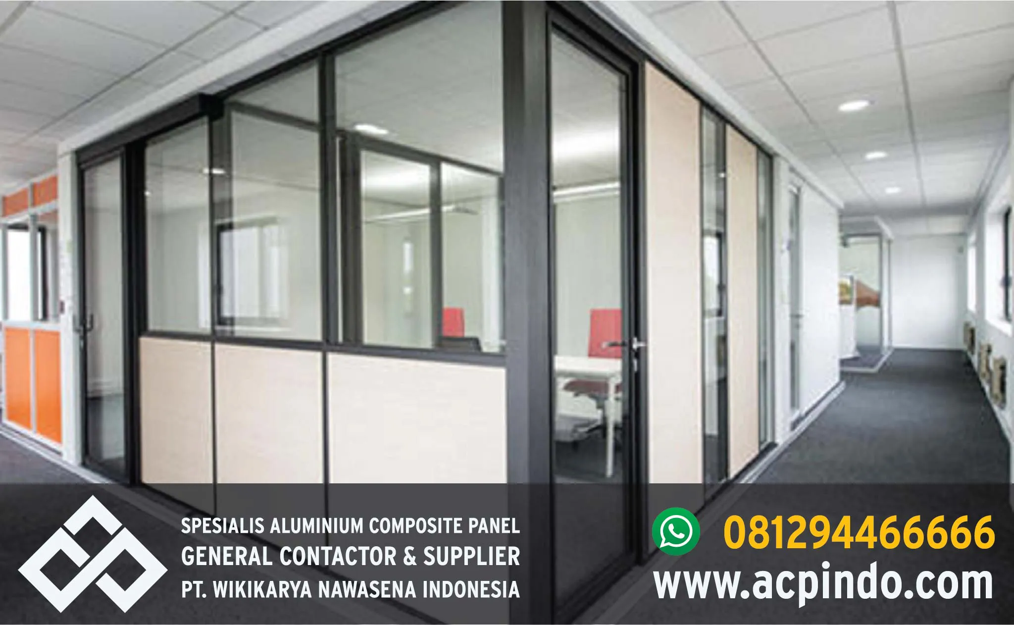 Penggunaan ACP pada interior bangunan