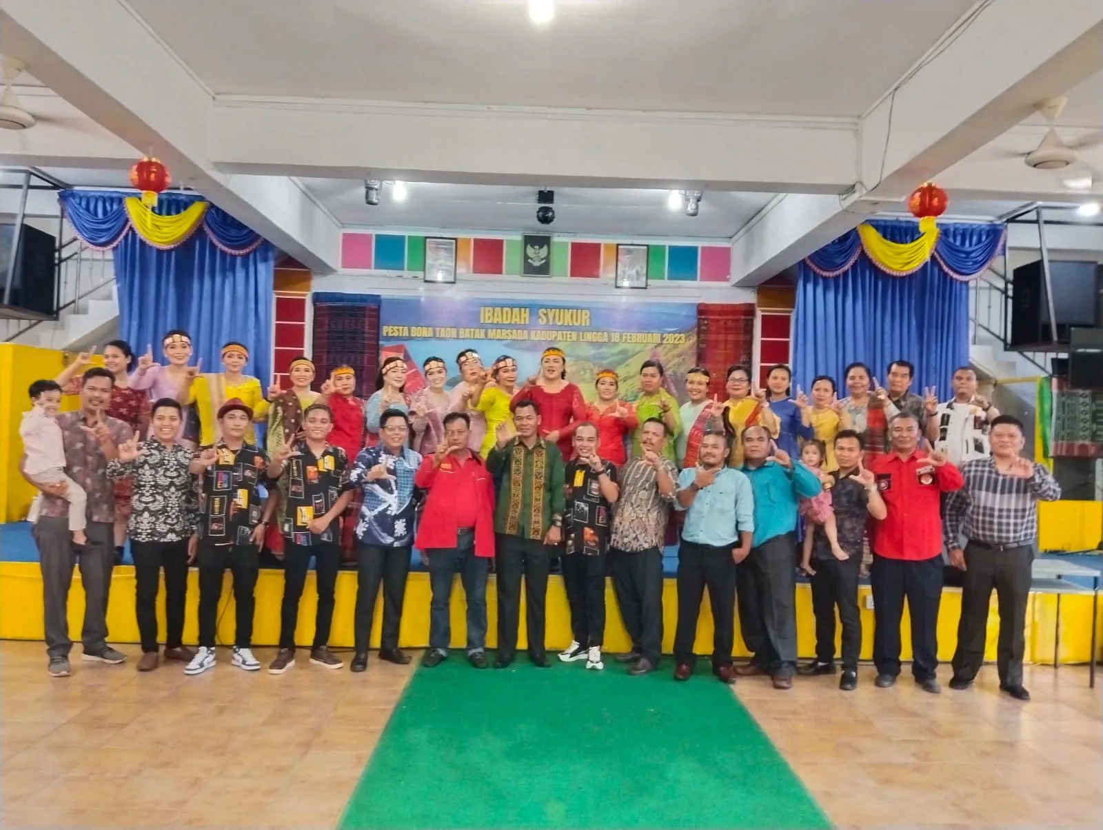Pesta Bonataon 2023 Batak Marsada Kabupaten Lingga.